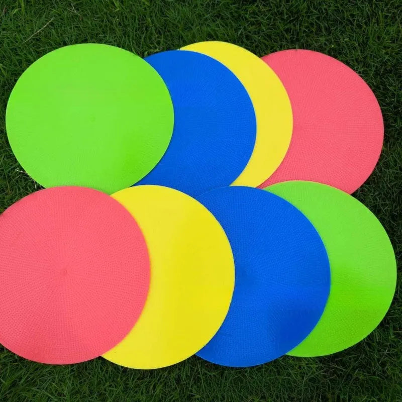 Soft TPE sports training landmark disc in six colours with 23cm diameter
