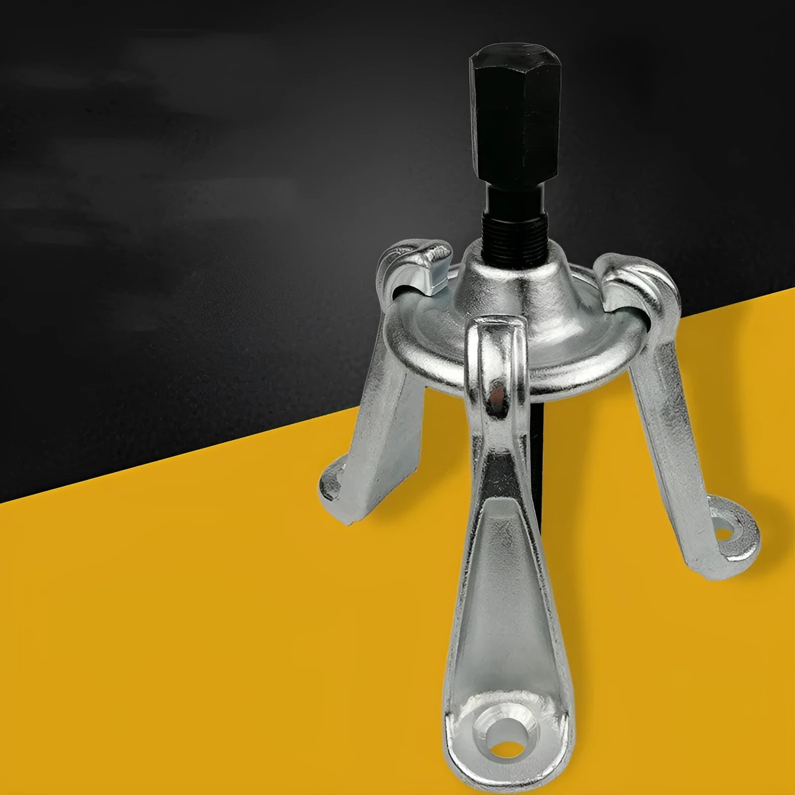Chrome vanadium steel hub puller tool for removing brake drums from electric tricycles, motorcycles, and cars.