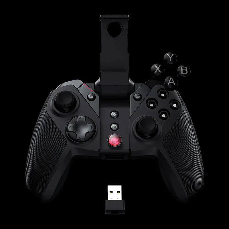 Black Gaishi USB Type-C gaming controller with standard gaming button layout