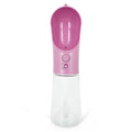 360ml pet accompanying cup cat water bottle with transparent PET body, activated carbon filtration, 75x75x270mm