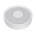 White square ZigBee smart home gateway measuring 78mm with USB power connection