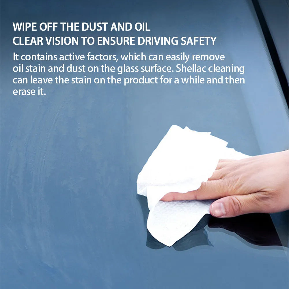Glass oil film remover cleaning cream in squeeze bottle for car and household windows