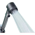 Portable massage shower head with third gear adjustment for spray, massage, and rain functions