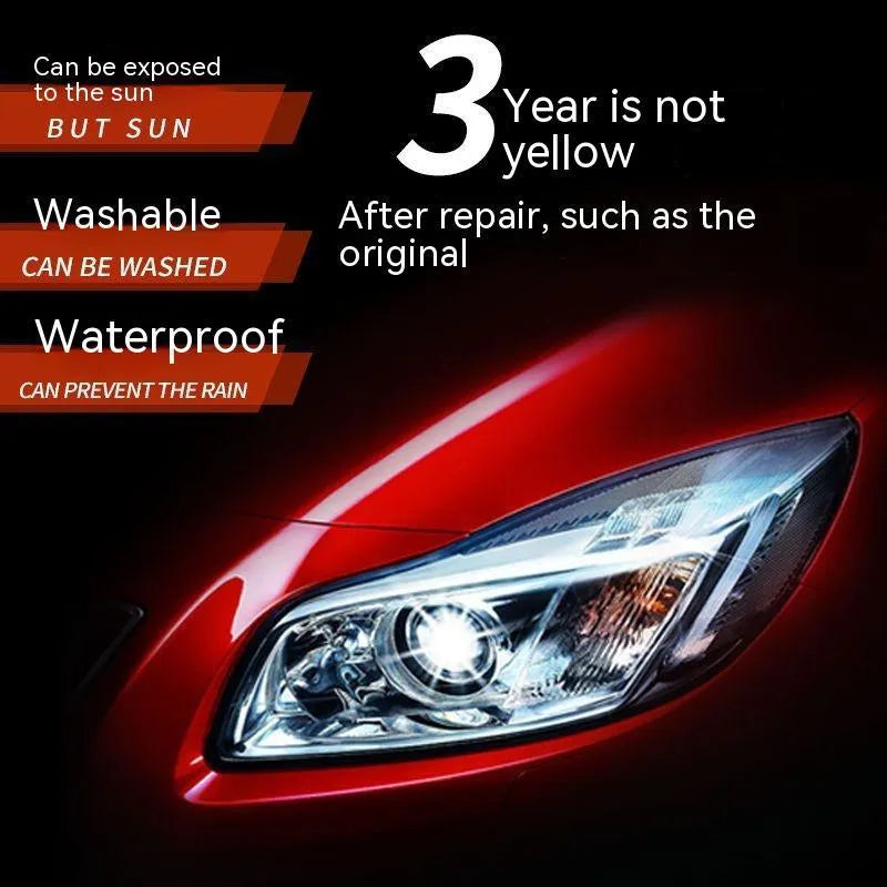100 ml bottle of car headlight restoration liquid for cloudy lens repair treatment