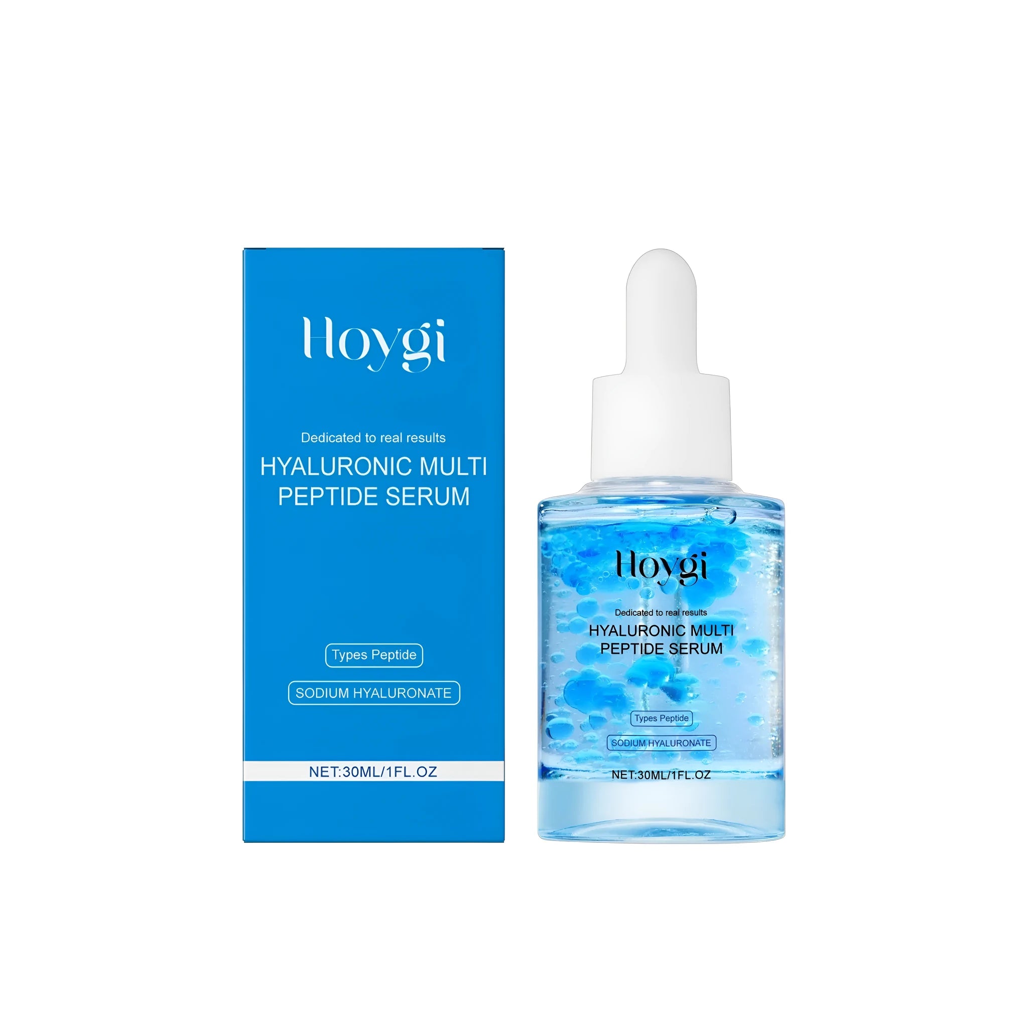 30ml Hyaluronic Multi Peptide Serum bottle with hyaluronic acid and peptide formula