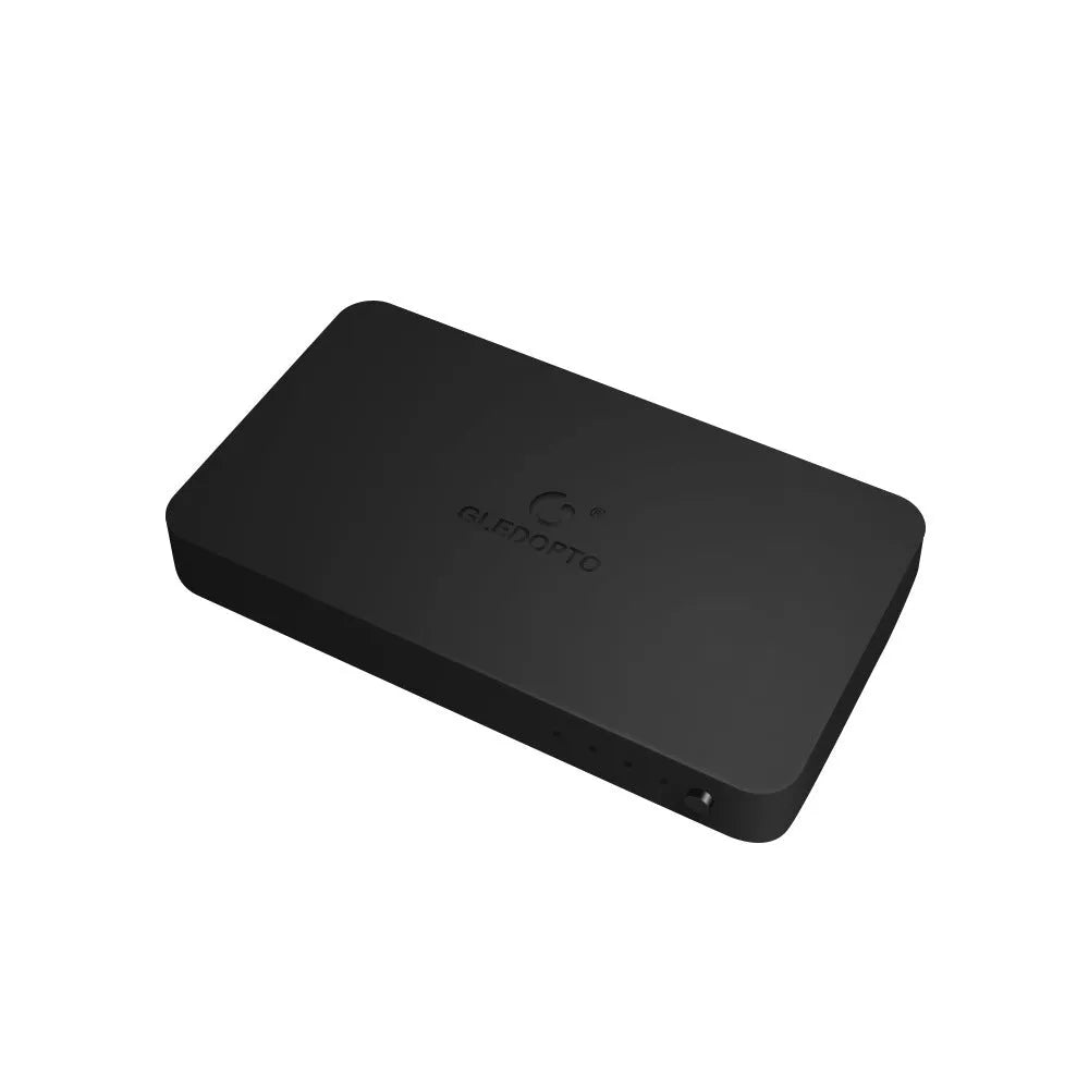 HDMI LED sync box for computer TV display with 4K pass-through and RGB lighting control
