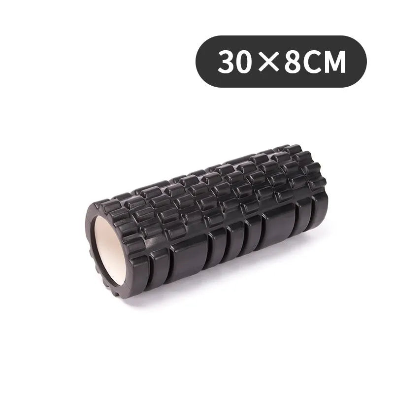 EVA foam roller in choice of colours including black, grey, pink, sky blue and light purple