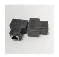RJ45 network cable splitter tee adapter in multiple colours for Ethernet distribution