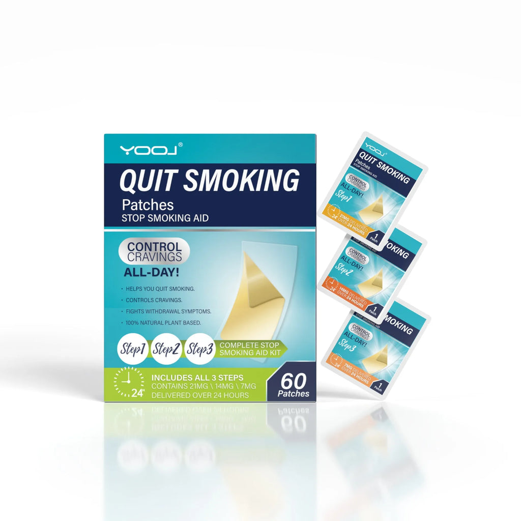 Plant extract nicotine patch smoking cessation aid 30 piece pack