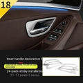 BMW 5 Series interior door handle decorative strips in ABS stainless steel for F10/F1 models