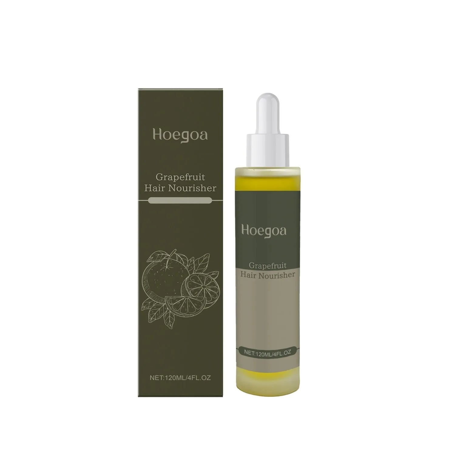 120ml bottle of Grapefruit Hair Conditioner with Vitamin E and botanical oils.