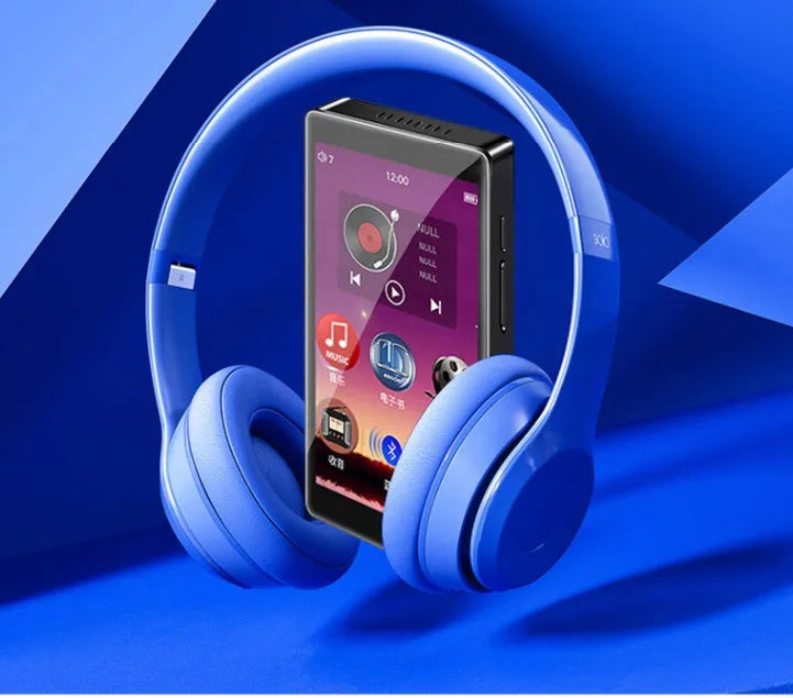 Black Ruizu H1 MP3 MP4 player with 4-inch touch screen on display