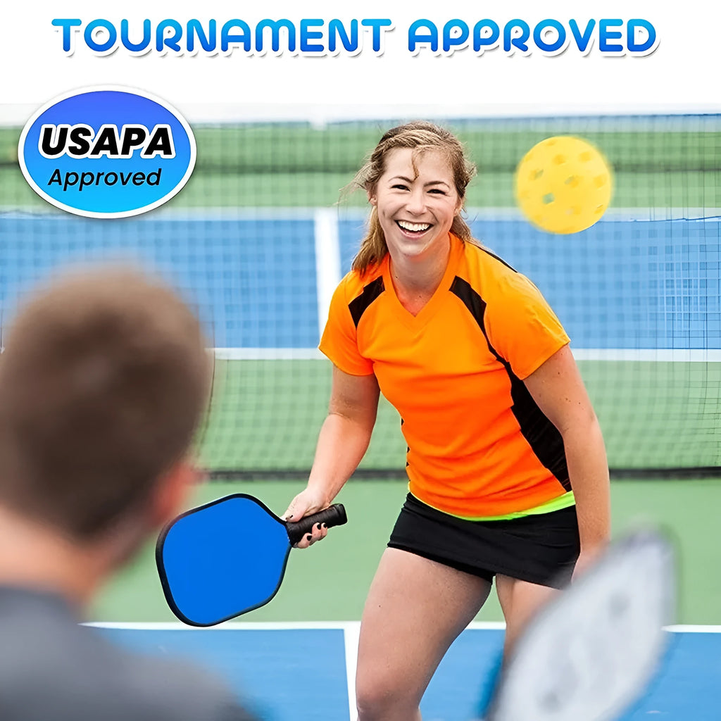 Poplar Peak wooden table tennis and pickleball training racket for adult beginners