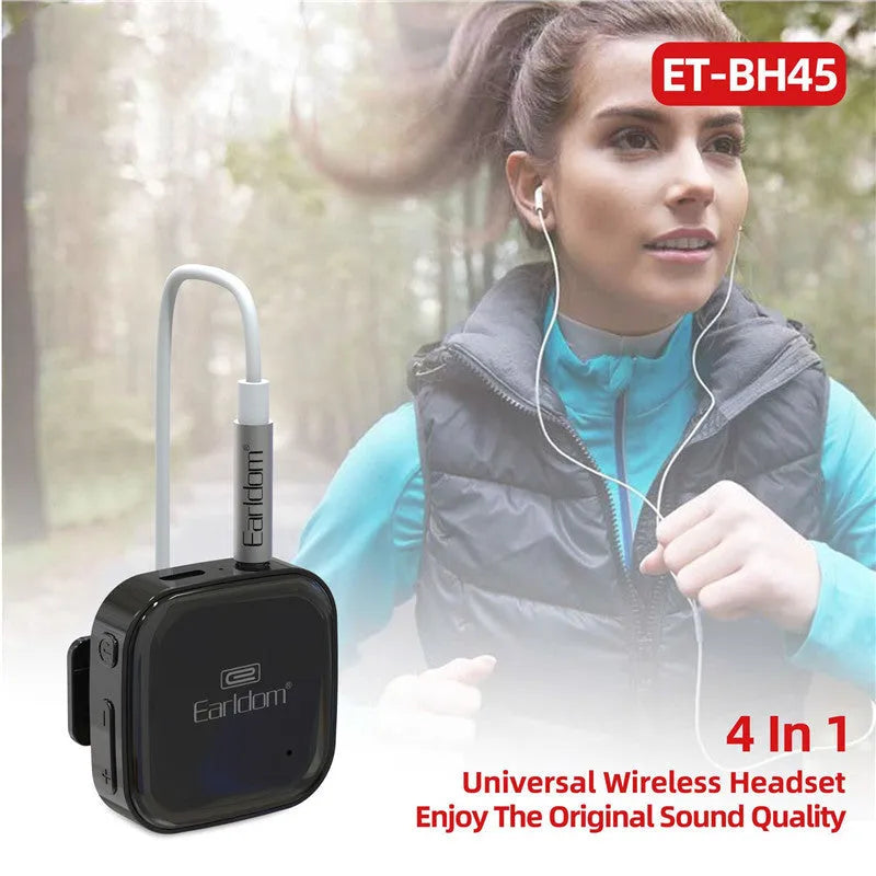 Bluetooth lavalier running headphones in multiple colours with 10-metre wireless range