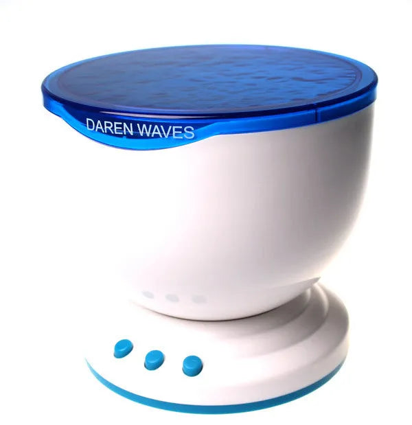 Blue ocean-themed LED projection lamp with DLP trapezoidal correction for 2D vertical movie effects