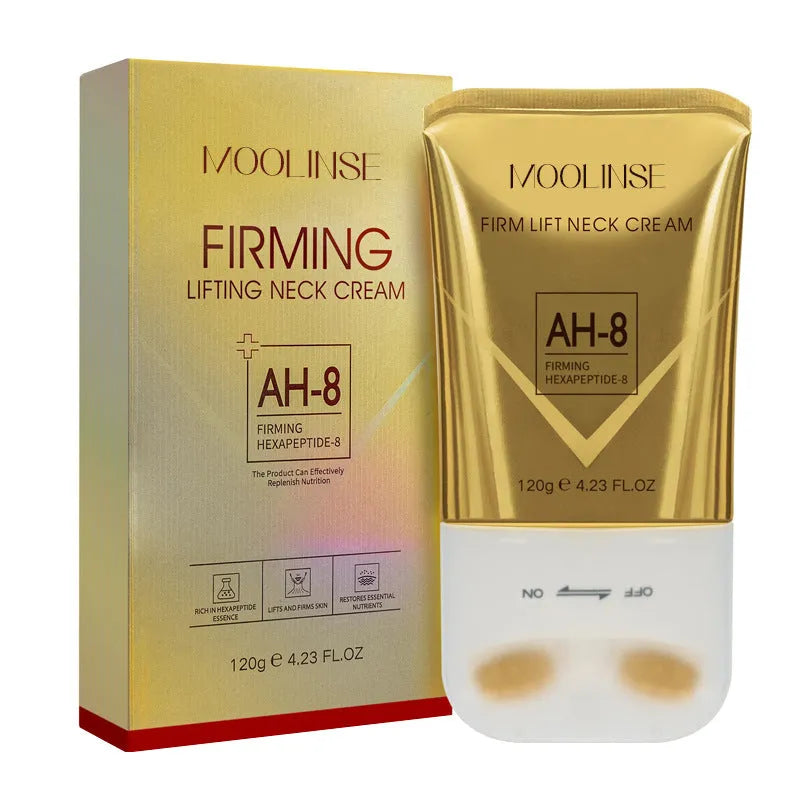 120ml neck firming cream with roll-on applicator for massage application