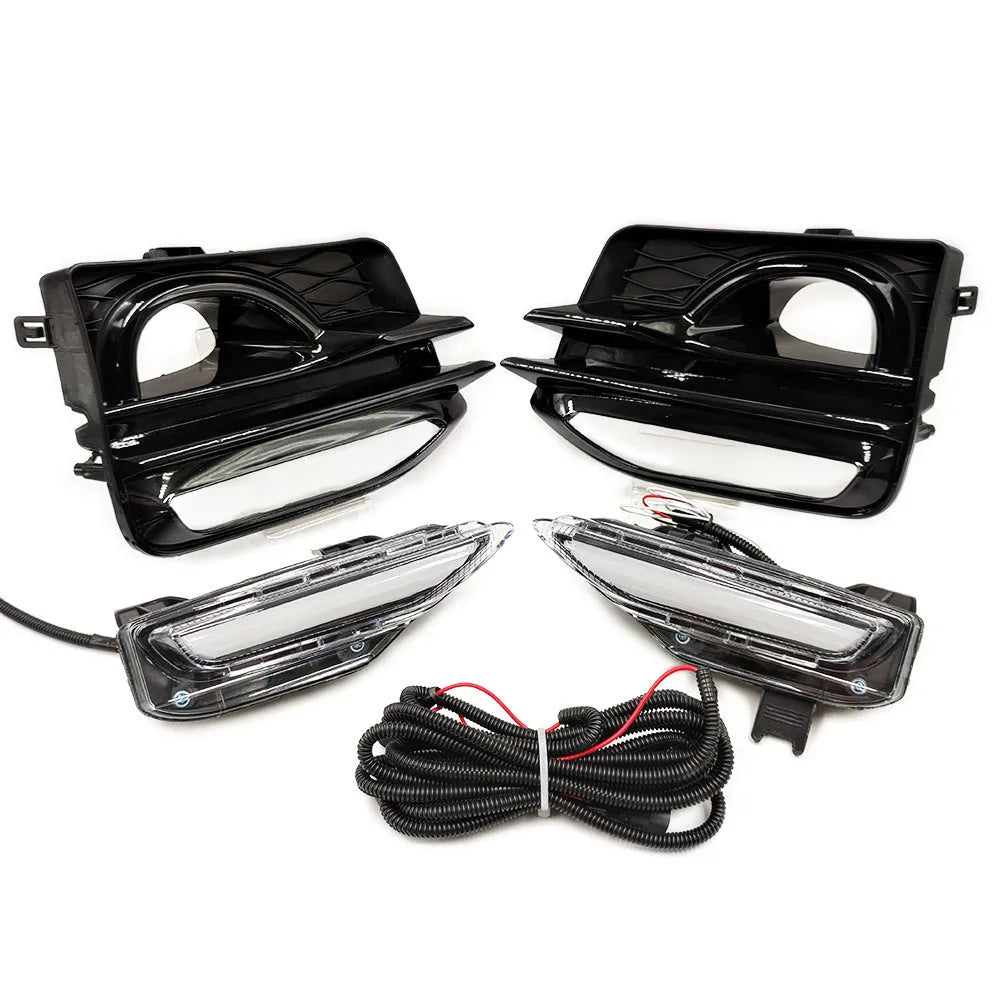 Infiniti Q50 Q70 front bumper LED turn signal and daytime running lamp replacement unit