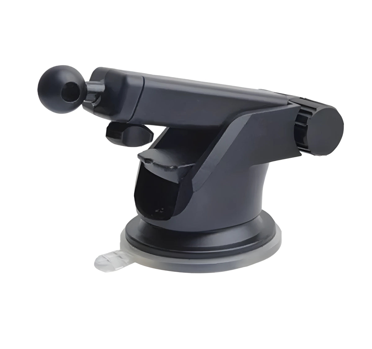Universal telescopic long rod car navigation and phone bracket made from black ABS plastic