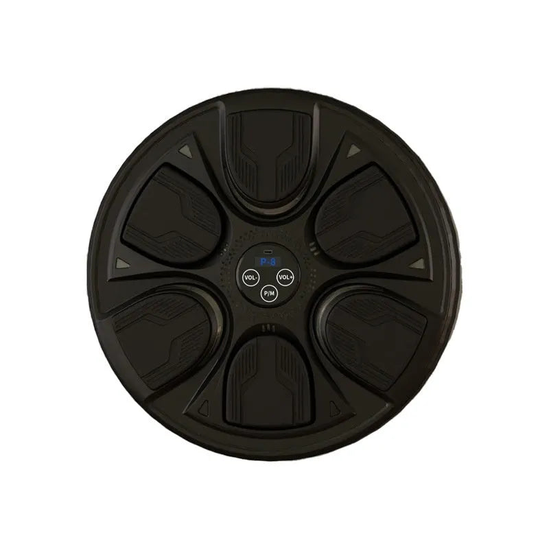Black intelligent music boxing machine wall target with gloves for home Sanda training