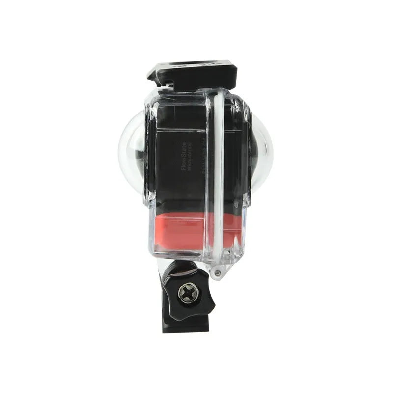 Transparent waterproof housing case for Insta360 One RS panoramic camera