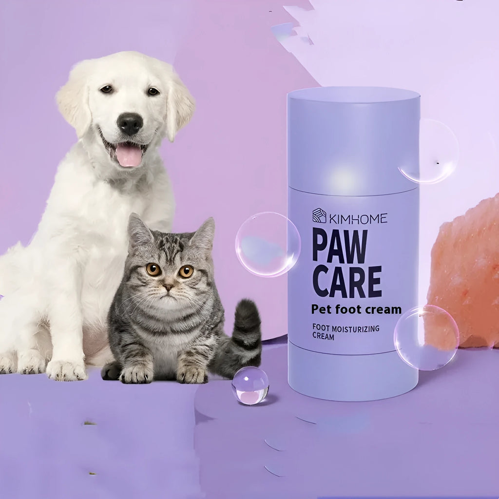 40g tube of pet foot cream for cat and dog claw lubrication with Brazil palm wax