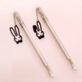 Paper crane rabbit pendant gel pen with 0.38mm tip and 17cm plastic shell