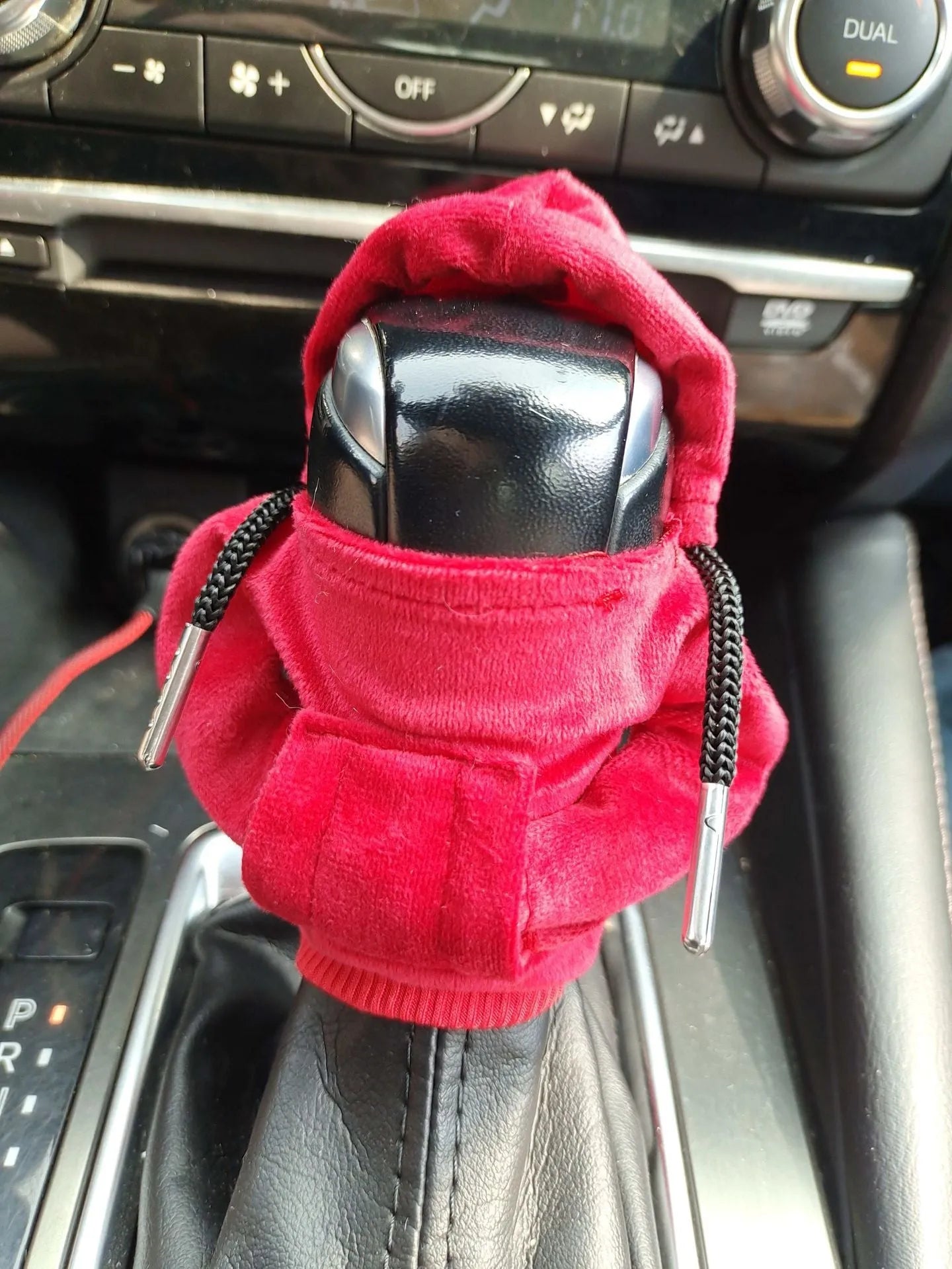 Cotton gear lever sweater decoration in six colours on car gear knob
