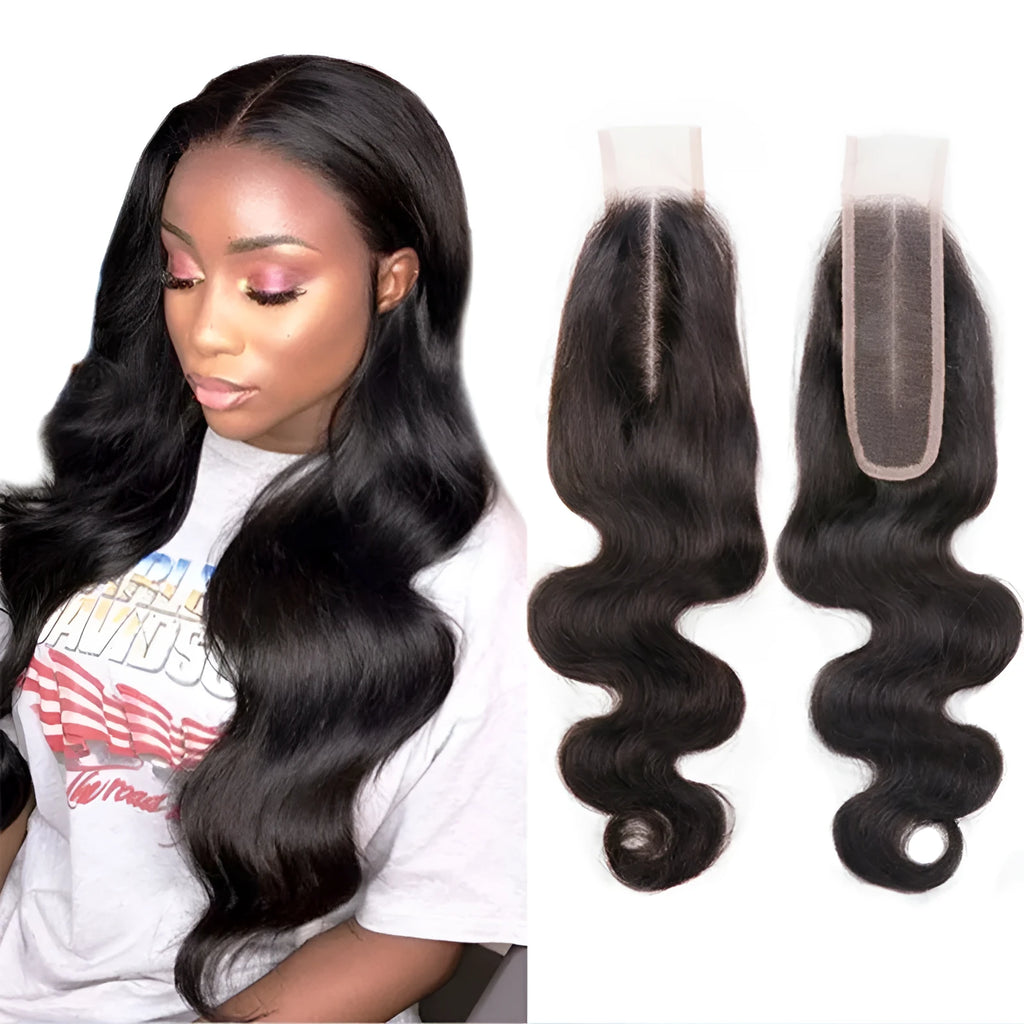 Natural colour straight human hair women's wig showing length options from 8 to 20 inches