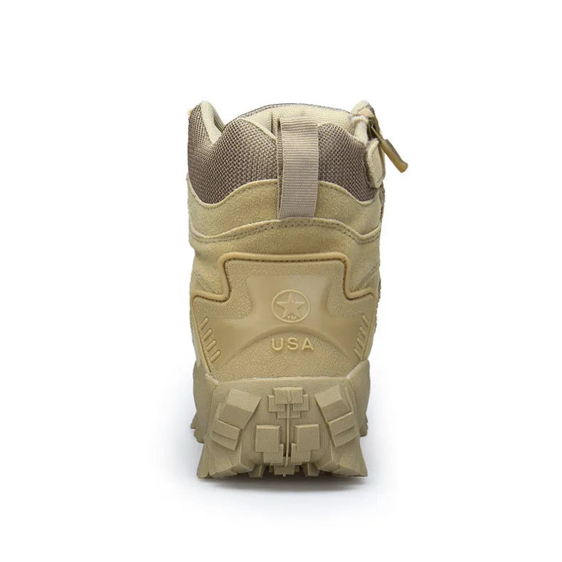 US Army Delta Tactical Boot for men in black colour with rubber sole.
