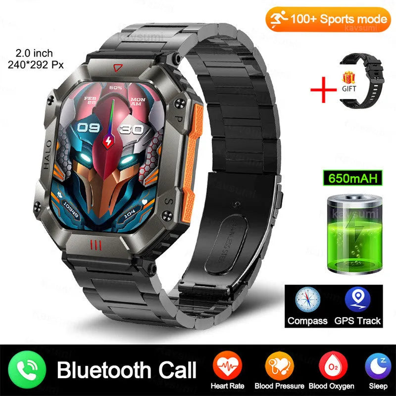 Women's Android GPS smart watch with Bluetooth calling and multiple strap options including black, gold, and leather styles