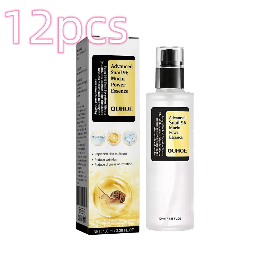 100ml snail collagen facial serum bottle with original formula for hydrating and brightening skin