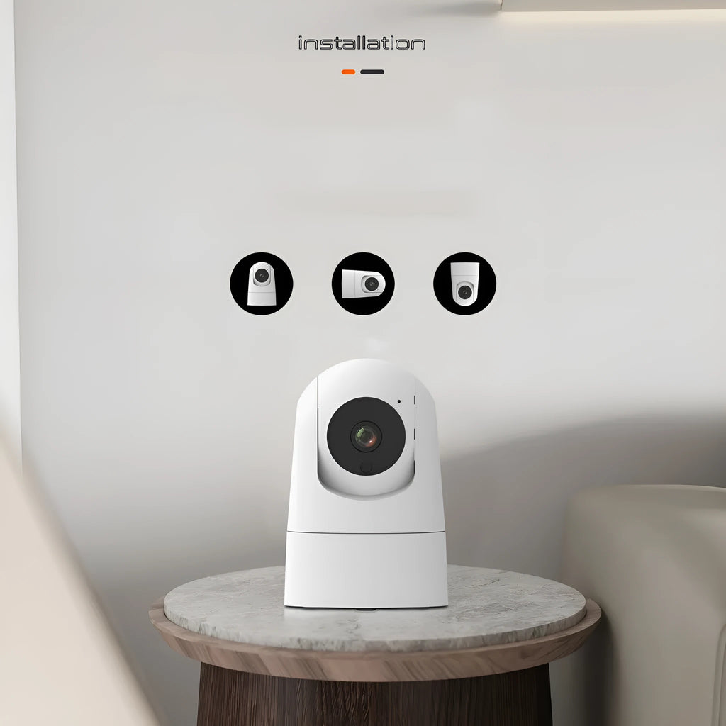 5G dual-band indoor shake head security camera with two-way voice communication