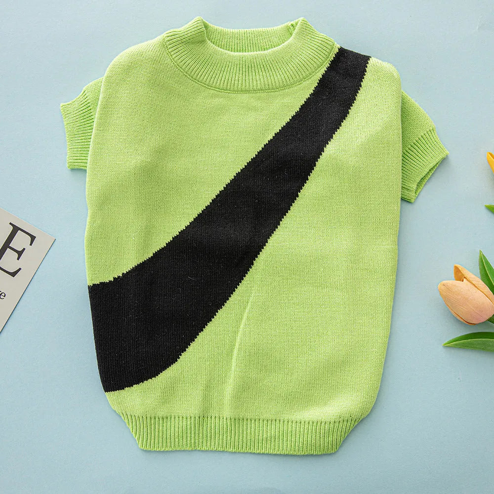 Wool casual dog sweater for Corgis and Poodles in various colours and sizes