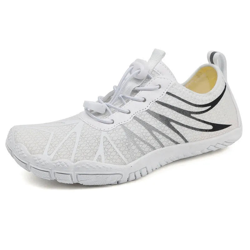 Men's and women's breathable low-top sports shoes with natural rubber soles in multiple colour options