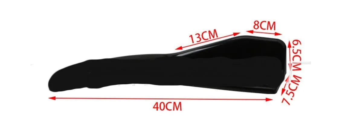 Carbon fibre ABS car deflector light set for General Motors vehicles, 440mm length