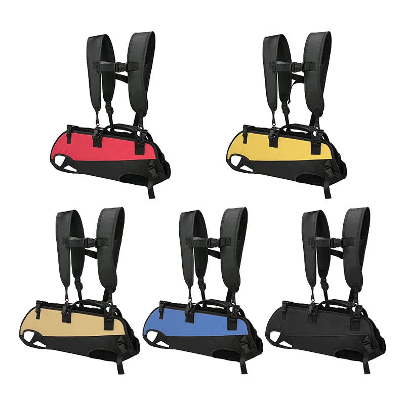Multifunctional pet backpack stretcher carrier in soft Oxford cloth with 50 litre capacity