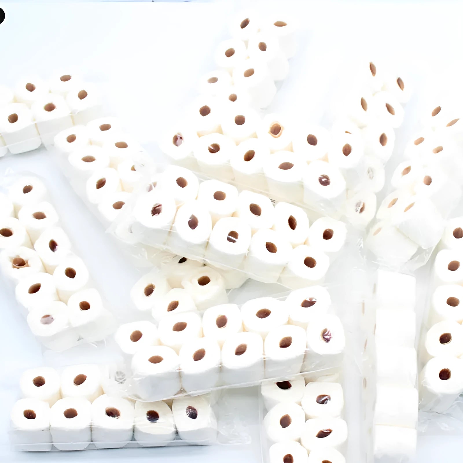 Simulated tissue roll paper model toy for children with 30x15x80mm dimensions