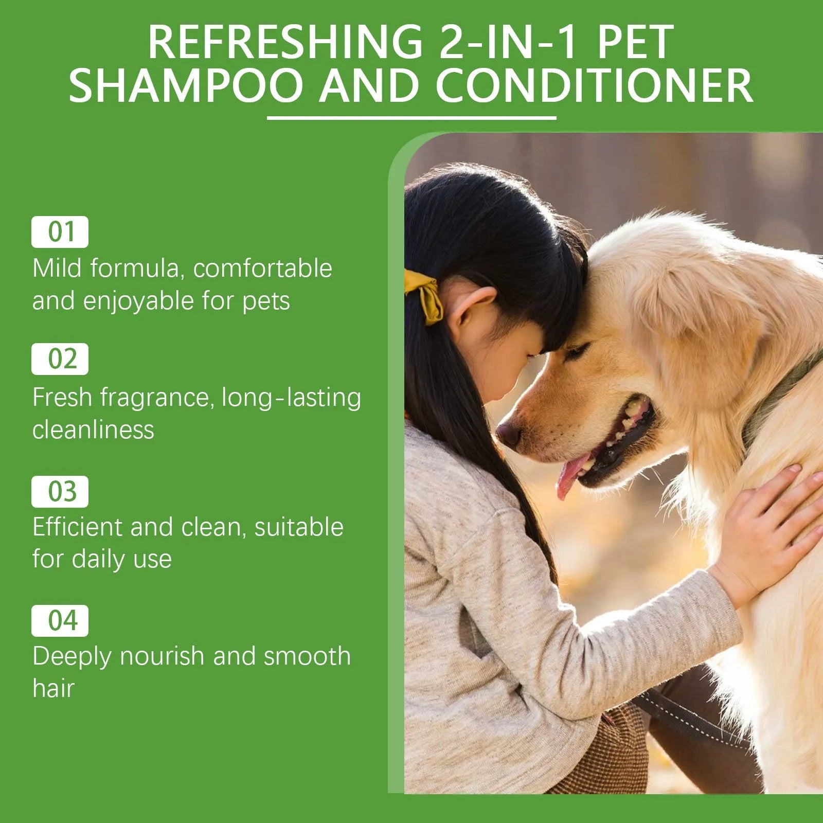 100ml bottle of pet 2-in-1 shampoo and fragrance shower gel with watermelon and coconut extracts.