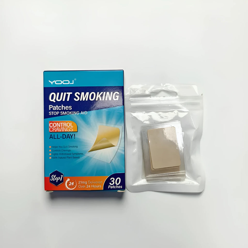 Plant extract nicotine patch smoking cessation aid 30 piece pack