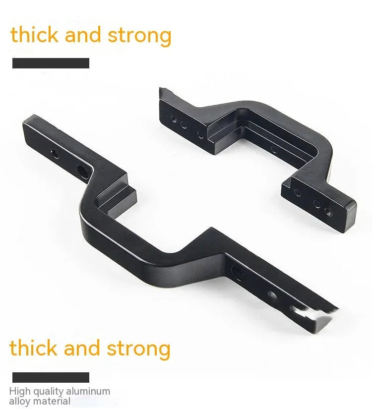 Black aluminium alloy light mounting bracket for Jeep Wrangler