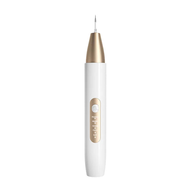 Gold ultrasonic tooth cleaner for tartar and stain removal, portable oral care device