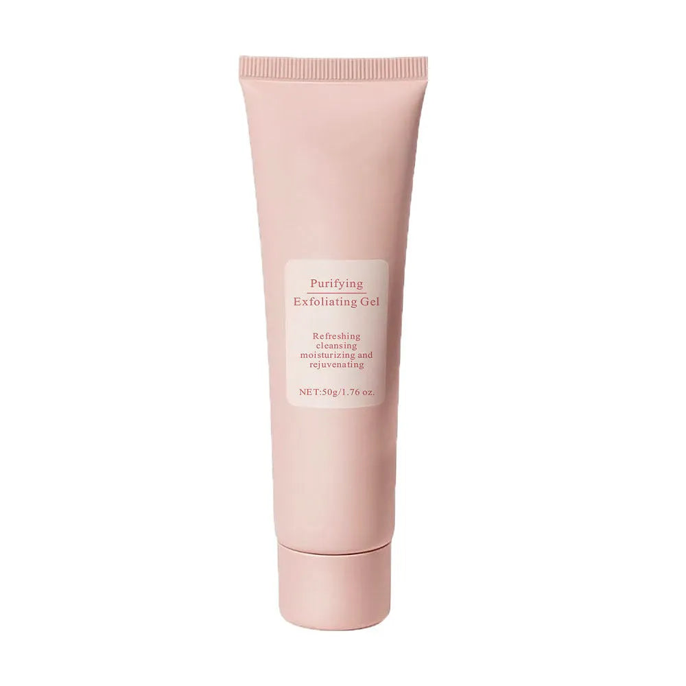 Moisturising facial exfoliating gel scrub in 132g container for universal skin types