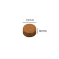 Assorted sizes of compressed nutrient soil blocks for gardening and seedling cultivation.