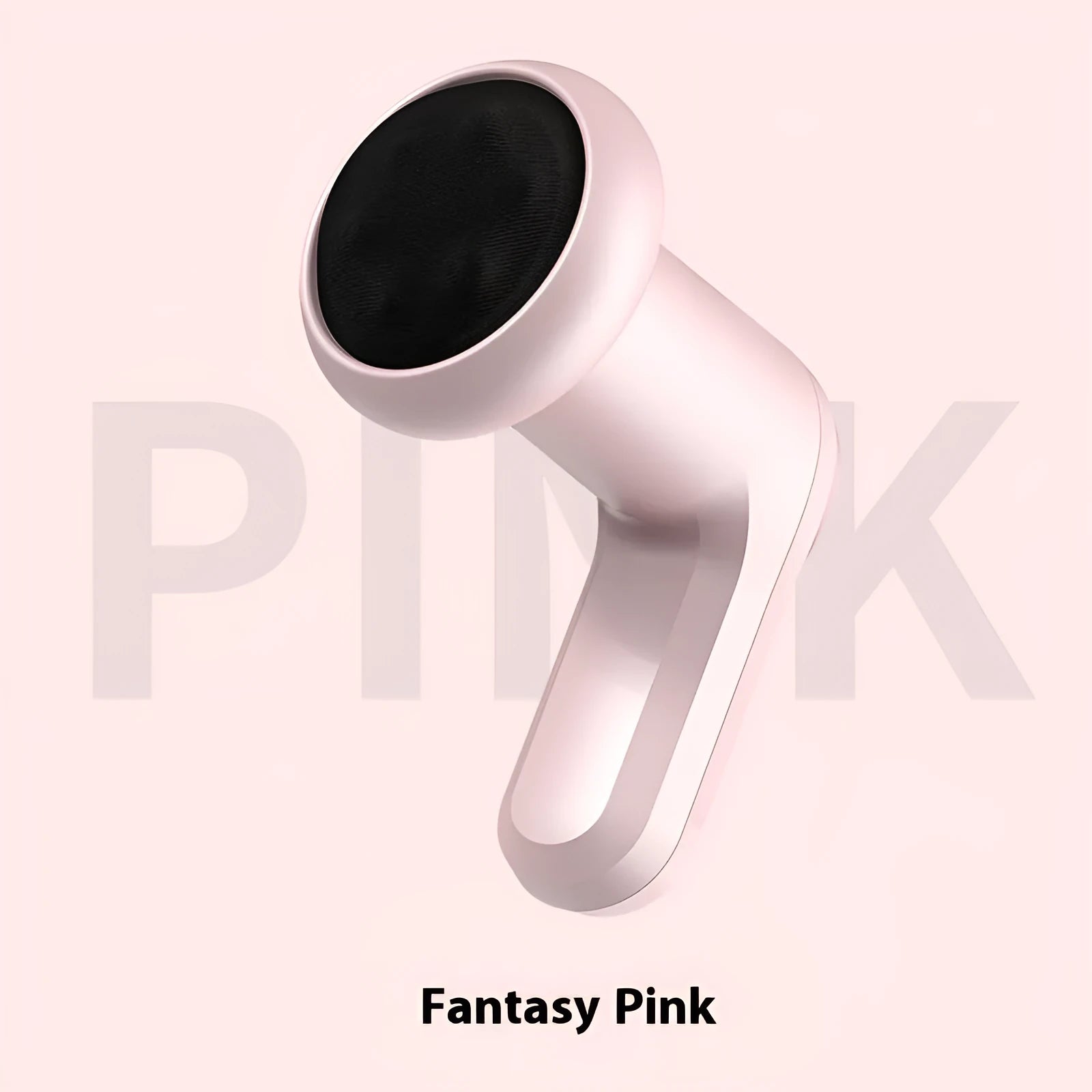 USB electric massager device in black plastic housing for back, leg and cervical spine massage