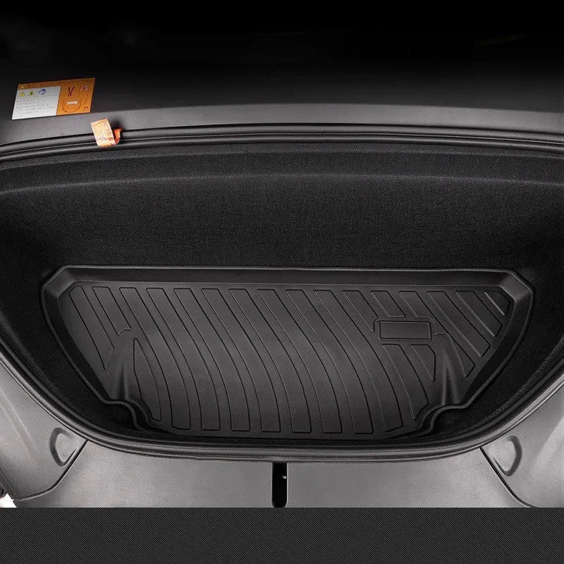 Rubber floor mats for Tesla cars with TPE footrest style for Model 3, Y, S and X vehicles