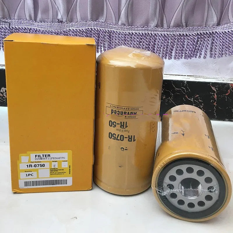 1R-0750 fuel filter element with paper media for diesel fuel oil filtration applications