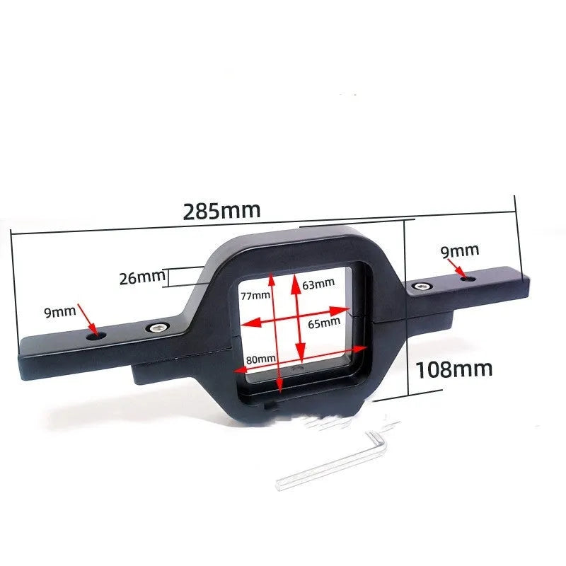 Black aluminium alloy light mounting bracket for Jeep Wrangler