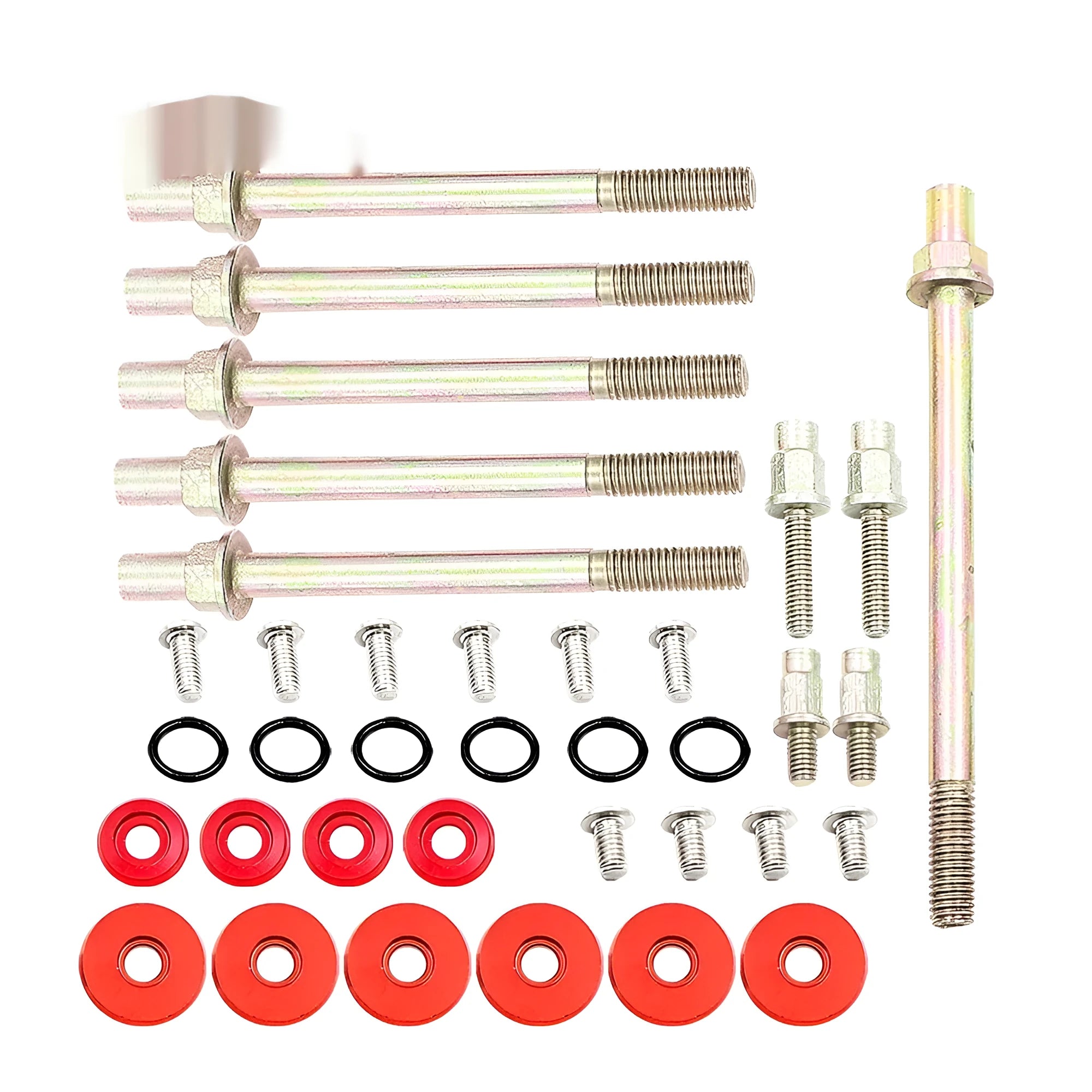 Honda Civic K Series aluminium alloy engine gasket kit in Black, Blue, Red or Silver colours