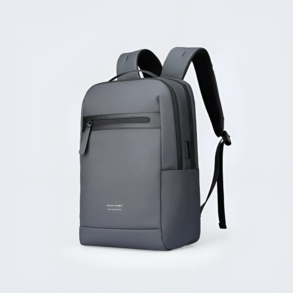 Graphite grey business backpack with USB charging port and 20 litre capacity