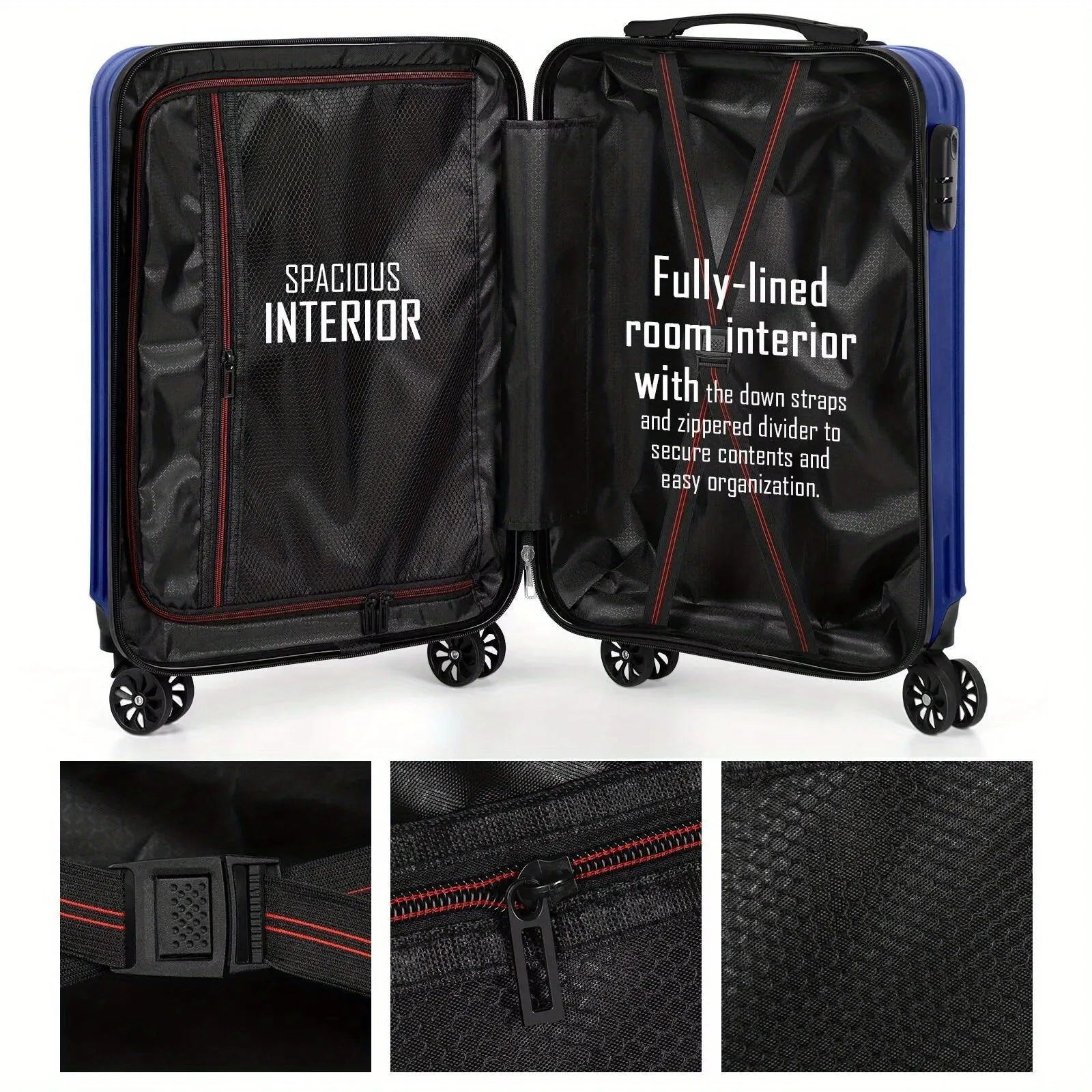 Aluminium alloy luggage and mini box travel set with two trunks and towel